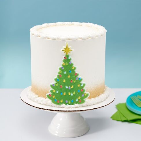 DecoPac Santa in Sleigh Cake Decoration, Christmas Cake Topper, Festive Layon With Santa and Reindeer, 24 Pack in Kuwait