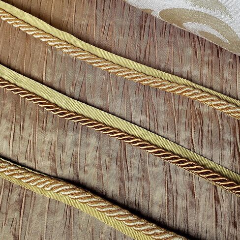 Trims by the Yard Noel 1/4" Twisted Cord Antique Gold | (10 Yard Cut) Trim in Saudi Arabia