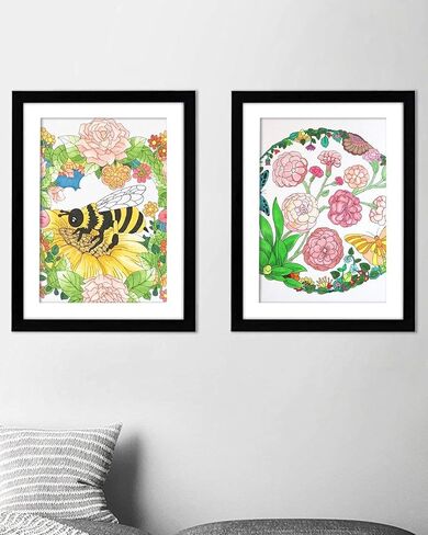 ColorIt Colors of Nature Adult Coloring Book - Features 50 Original Hand Drawn Nature Inspired Designs Printed on Artist Quality Paper with Hardback ... Binding, Perforated Pages, and Bonus Blotter in Saudi Arabia