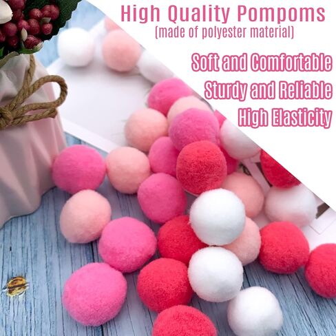 ديكورات حفلات التخرج 2023 متعددة الألوان بوم بومس 1240 قطعة بأحجام وألوان متنوعة من كرات بوم بوم للفنون والحرف اليدوية، كرات منتفخة ذاتية الصنع، مستلزمات حرفية، صناعة الديكور، حلي بوم بوم، إكسسوارات الديكور in Kuwait