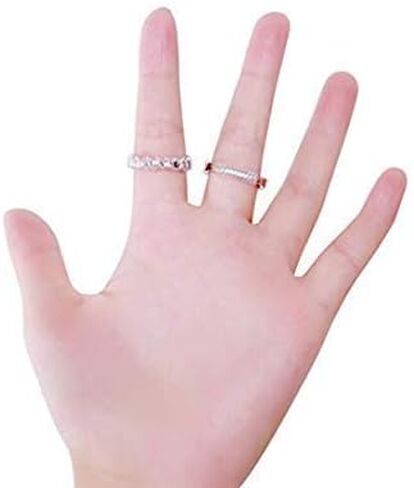 Invisible Ring Size Adjuster for Loose Rings, Clear Silicone Ring Guard, Ring Sizer, Jewelry Spacer, Soft Spiral Ring Tightener Set, 4 Sizes Fit for Any Rings, 4inch 10cm, 16PCS in Saudi Arabia