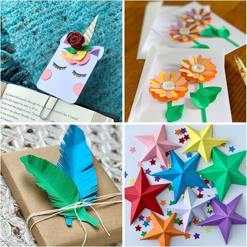 ArtSkills 65 lb Cardstock Paper, 8.5" x 11", 176 gsm Colored Craft Paper for Arts, Crafts, Scrapbooking & Card Making, 50 pc in Saudi Arabia