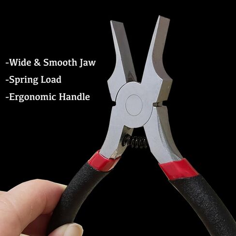 Wide Flat Nose Pliers Smooth Jaw Plier Repairing Tool for Jewelry Making Wire Bending in Kuwait