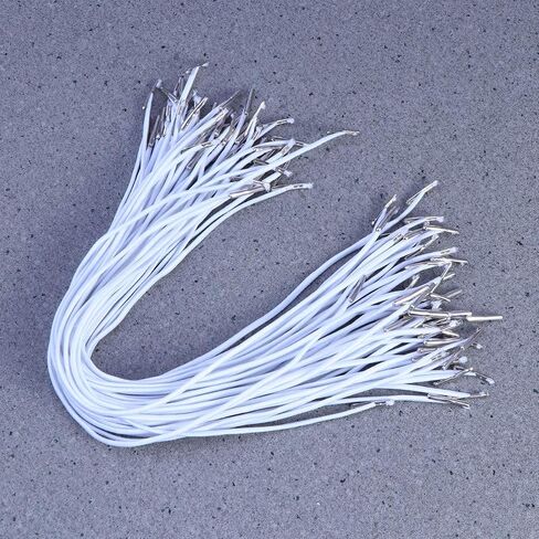 50pcs Sewing Elastic Spool Elastic Barbed Cords Elastic Loop Heavy Stretch Elastic Bands with Barbs Barbed Fastener for DIY Making Elastic Rubber Bands Crafting Sewing Elastic Bands (White) in Saudi Arabia