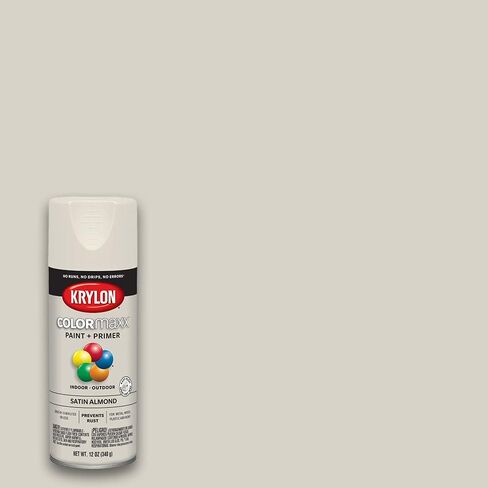 طلاء بخاخ وبرايمر COLORmaxx K05545007 من كريلون للاستخدام الداخلي والخارجي، أبيض لامع 12 أونصة (عبوة من قطعة واحدة) in Kuwait