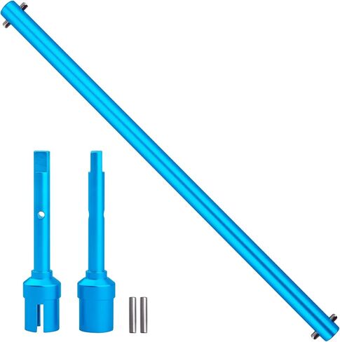 GoHobby Aluminum Main Drive Shaft Propeller Shaft & Main Drive Shaft Joint Cups for Tamiya TT02 Upgrades, Replaces TAM54501 TAM54502 in Saudi Arabia