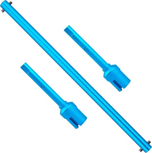 GoHobby Aluminum Main Drive Shaft Propeller Shaft & Main Drive Shaft Joint Cups for Tamiya TT02 Upgrades, Replaces TAM54501 TAM54502 in Saudi Arabia