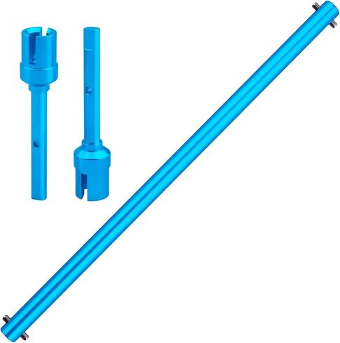 GoHobby Aluminum Main Drive Shaft Propeller Shaft & Main Drive Shaft Joint Cups for Tamiya TT02 Upgrades, Replaces TAM54501 TAM54502 in Saudi Arabia
