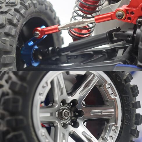 Perfect Replacement for Traxxas Drive Shaft, Stainless Rear Drive Shaft Assembly Extreme Heavy Duty for 1/10 Traxxas Slash 4X4/2WD,Rustler VXL, Slash VXL,Stampede 4X4,Hoss VXL 4x4 in Kuwait