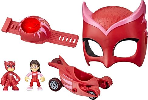 PJ Masks Gekko Power Pack Preschool Toy Set with 2 PJ-Masks-Action-Figures, Vehicle, Wristband, Costume Mask, Kids 3+ Years in Saudi Arabia