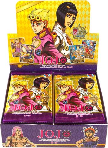 بطاقات JoJo Bizarre Adventures - صندوق معزز لبطاقات الرسوم المتحركة - لعبة بطاقات التداول القابلة للتجميع TCG CCG (صندوق مغلق - 30 حزمة) - AW Anime WRLD in Kuwait