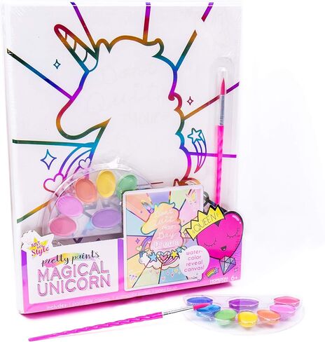 قماش Just My Style - وحيد القرن السحري، رسم مطبوع مسبقًا على القماش الفني الخاص بك من Horizon Group USA in Kuwait