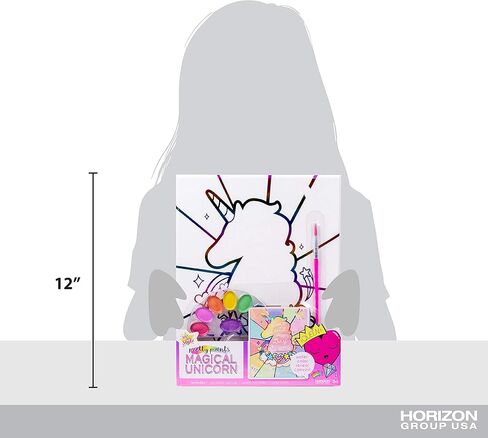 قماش Just My Style - وحيد القرن السحري، رسم مطبوع مسبقًا على القماش الفني الخاص بك من Horizon Group USA in Kuwait