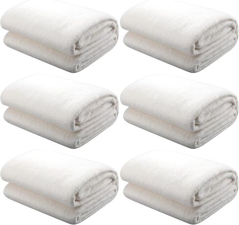 Peryiter 6 Pcs Natural Quilt Batting 39 x 39 Inch Lightweight Cotton Batting White Quilting Supplies Warm Heat Resistant Batting for Potholders Arts Quilting Fabric Sewing Wearable Place Mat Crafts in Saudi Arabia