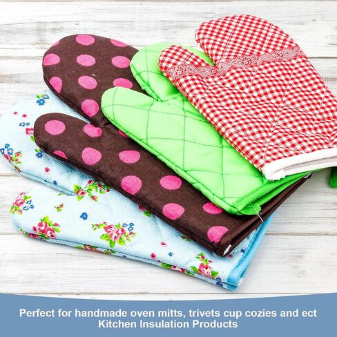 Peryiter 6 Pcs Natural Quilt Batting 39 x 39 Inch Lightweight Cotton Batting White Quilting Supplies Warm Heat Resistant Batting for Potholders Arts Quilting Fabric Sewing Wearable Place Mat Crafts in Saudi Arabia