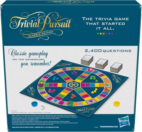Hasbro Gaming Trivial Pursuit Game: Classic Edition in Saudi Arabia