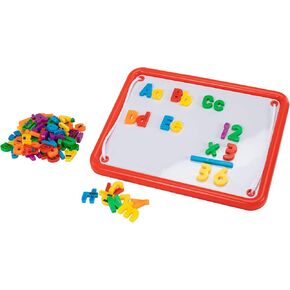 Educational Insights Magnetic AlphaBoard Kit, Includes 72 Magnetic Letters and 27 Math Symbols and Numbers, Magnetic Alphabet & Magnetic Numbers, Ages 4+ in Saudi Arabia