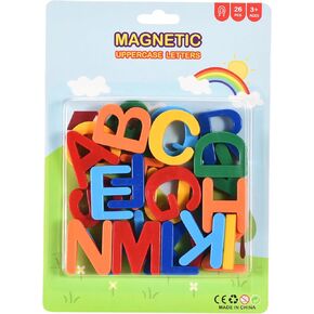 Amazaque Magnet الأبجدية الإنجليزية - مغناطيس الثلاجة لتعزيز المفردات - مجموعة ألعاب تعليمية ABC ملونة لتعلم ما قبل المدرسة - لعبة تهجئة للأطفال - مغناطيس الثلاجة للأطفال الصغار in Kuwait