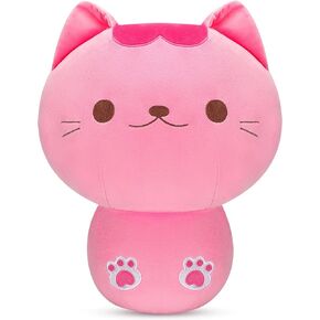 KMUYSL Cat Plush Pillow, Cat Plushies Toys, Kawaii Soft Stuffed Animals Plush Pillow Set for Kids Adult, Ideal Chrismas Birthday Gift