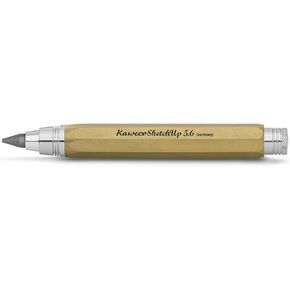 Kaweco SKETCH UP Clutch Pencil 5.6 mm 5B Brass I Exclusive Mechanical Pencil with Lead Refill I Pencil 10.5 cm