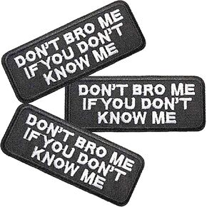 U-Sky Sew or Iron on Patches, Pack 3pcs Iron Clothing Patches 100% Savage Embroidery Applique Patches for Backpacks, for Jeans, for Bags, for Vest