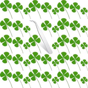 240 Pcs Dried Four Leaf Clover 4 Leaf Clover for Art DIY Crafts Embellishment Decors Resin Pressed Real Dried Pressed Flowers for DIY Jewelry Making Art Craft, 3 Sizes in Saudi Arabia