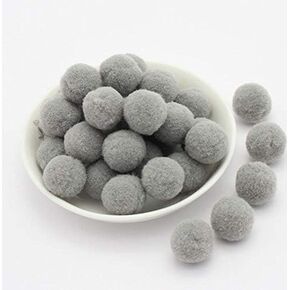 كرات YYCRAFT Craft Pom Pom مقاس 1.25 بوصة بوم بوم بيضاء 100 قطعة (حجم بوم: 1.25 بوصة) in Kuwait