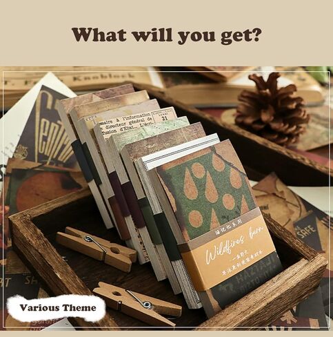 LAPLBEKE 270 ورقة من ورق القصاصات، مجموعات المجلات القديمة غير المرغوب فيها، لوازم سجل القصاصات الجمالية للمجلات النقطية ومخططي ديكور الغرفة والمشروعات اليدوية لألبوم الكولاج in Kuwait