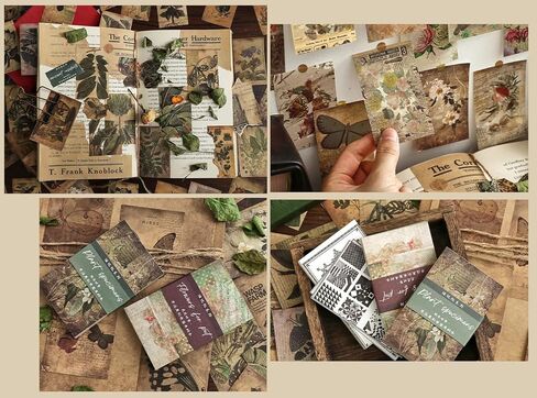 LAPLBEKE 270 ورقة من ورق القصاصات، مجموعات المجلات القديمة غير المرغوب فيها، لوازم سجل القصاصات الجمالية للمجلات النقطية ومخططي ديكور الغرفة والمشروعات اليدوية لألبوم الكولاج in Kuwait