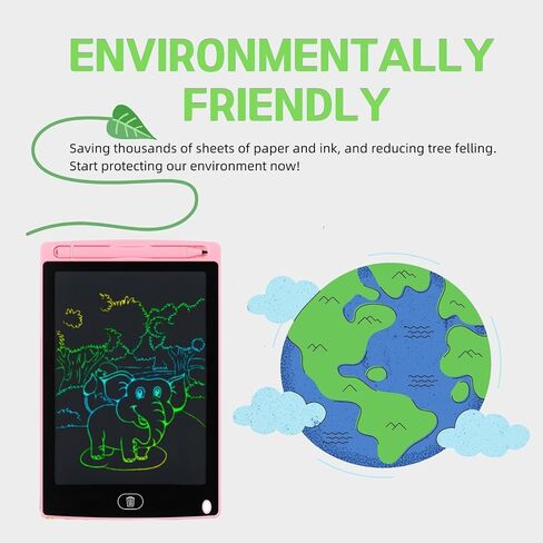 8.5 Inch Colorful Doodle Board Drawing Tablet for Kids, Kids Travel Games Activity Learning Toys Birthday in Kuwait