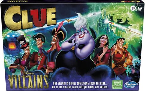 Hasbro Gaming Clue: Disney Villains Edition Board Game for Kids Ages 8+, 2-6 Players (Amazon Exclusive) in Saudi Arabia