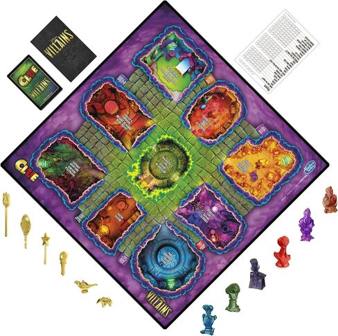 Hasbro Gaming Clue: Disney Villains Edition Board Game for Kids Ages 8+, 2-6 Players (Amazon Exclusive) in Saudi Arabia