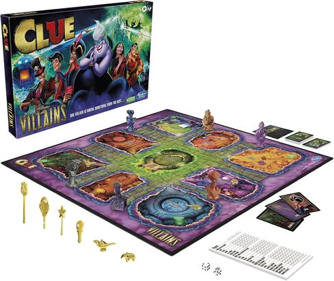 Hasbro Gaming Clue: Disney Villains Edition Board Game for Kids Ages 8+, 2-6 Players (Amazon Exclusive) in Saudi Arabia