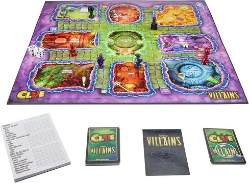 Hasbro Gaming Clue: Disney Villains Edition Board Game for Kids Ages 8+, 2-6 Players (Amazon Exclusive) in Saudi Arabia
