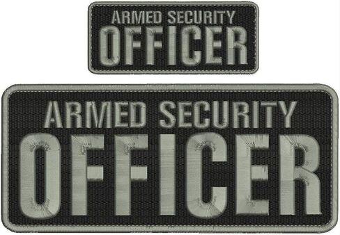 Agent Executive Protection Vest Patch for Plate Carrier - Embroidery Patches 4x10 inch & 2x5 inch with Hook - Vest Patch for Tactical Jacket Clothing Uniform Cap Backpack in Kuwait