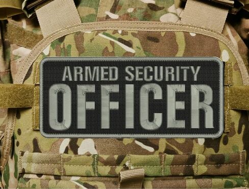 Agent Executive Protection Vest Patch for Plate Carrier - Embroidery Patches 4x10 inch & 2x5 inch with Hook - Vest Patch for Tactical Jacket Clothing Uniform Cap Backpack in Kuwait