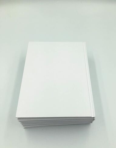 6 عبوات من الكتب الفارغة بغلاف مقوى أبيض مقاس 6 × 8 بوصات مجلات غير مبطنة للطلاب، كتابة القصص للأطفال والكبار 22 (ورقة/44 صفحة) in Saudi Arabia