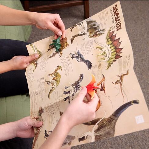 مجموعة حفار بيض الديناصور من هابينيست للأطفال الأولاد والبنات هدايا الألعاب والهدايا للأعمار من 6 و7 و8 و9 و10 سنوات فما فوق - حفر 12 نشاط بيض دينو in Kuwait