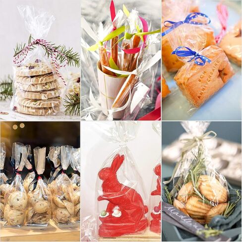 STOBOK Clear Cellophane Wrap Roll,Unfolded Wide 34 Inch 100 Ft Long 3 Mil Thick Flower Baskets Food Gift Crystal Transparent Wrappings Paper Food Safe in Saudi Arabia
