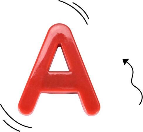 Amazaque Magnet الأبجدية الإنجليزية - مغناطيس الثلاجة لتعزيز المفردات - مجموعة ألعاب تعليمية ABC ملونة لتعلم ما قبل المدرسة - لعبة تهجئة للأطفال - مغناطيس الثلاجة للأطفال الصغار in Kuwait