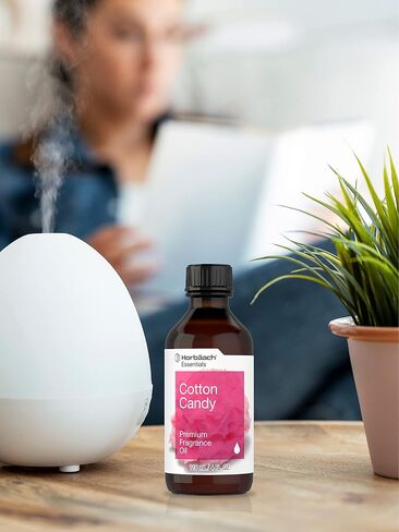 Cotton Candy Fragrance Oil | 4 Fl Oz (118ml) | Premium Grade | for Diffusers, Candle and Soap Making, DIY Projects & More | by Horbaach in Saudi Arabia