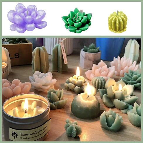 قالب سيليكون نباتات نباتية من SAKOLLA - 3 قطع من قوالب البتلات الوردية لتزيين الكيك والصابون المصنوع يدويًا من مادة إيبوكسي الراتنج والبوليمر والشمع وما إلى ذلك in Kuwait