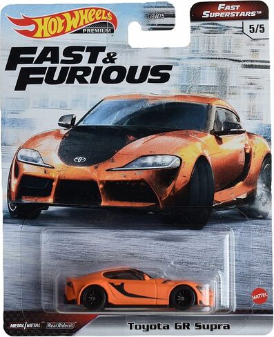 Hot Wheels Toyota GR Supra, [Orange] Fast Superstars 5/5 in Saudi Arabia