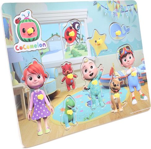 HL230-TL Toyland® لعبة ألغاز تعليمية للأطفال على شكل لوح خشبي من Cocomelon - ألعاب للأطفال الصغار - لعمر 18 شهرًا فما فوق in Saudi Arabia