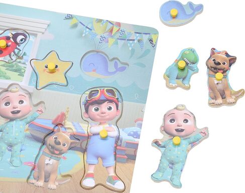 HL230-TL Toyland® لعبة ألغاز تعليمية للأطفال على شكل لوح خشبي من Cocomelon - ألعاب للأطفال الصغار - لعمر 18 شهرًا فما فوق in Saudi Arabia