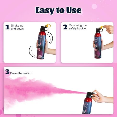 POPUPARTY 2 Pack Pink & Blue Gender Reveal Fire Extinguisher Color Blaster in Kuwait