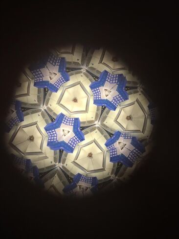 N and J Kaleidoscope Teleidoscope في خشب Padauk صلب ، Tadpole صغير 3 بوصة ، جلوس مسطح ، طبقة علوية مغلفة in Kuwait