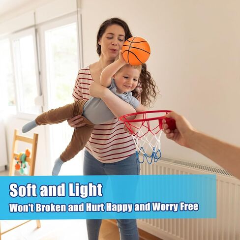 كرات كرة سلة صغيرة إسفنجية برتقالية مقاس 12.7 سم لمجموعة الأطواق الصغيرة الداخلية، كرة سلة إسفنجية ناعمة ترتفع ببطء| كرات الشاطئ لحمام السباحة، هدية رياضية رائعة للبالغين والأطفال، كرة الإجهاد الحسي (3 عبوات) in Kuwait