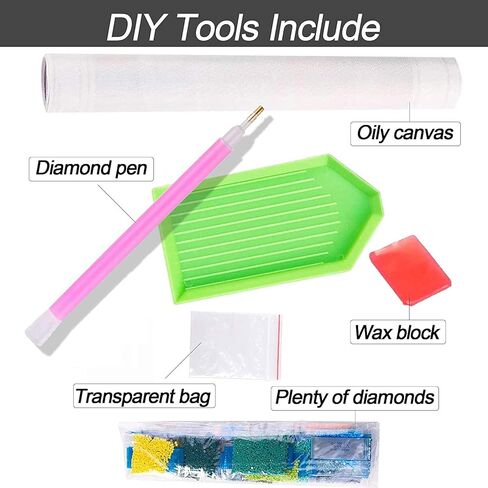 Jungobiu 5D الماس مجموعات الطلاء القط، DIY الماس الفن الحيوان مجموعات الطلاء مع الماس الحفر الكامل جولة الكريستال حجر الراين التطريز المستخدمة للمنزل مكتب الجدار الديكور 12x12 بوصة in Kuwait