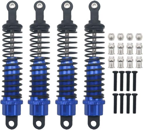 RC Adjustable Shocks Absorber Springs Set Upgrade Parts 283004 80mm 1/16 Buggy Truck Off-Road HPI HSP Traxxas Losi Axial Tamiya Redcat Car in Saudi Arabia